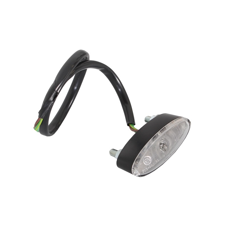 Универсална LED задна светлина Mini Oval бяла