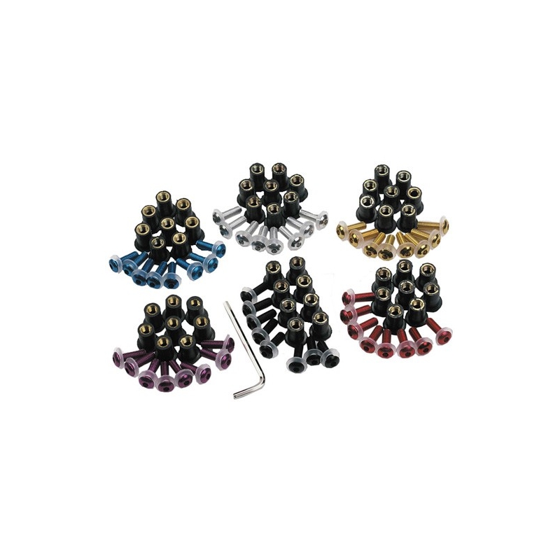 Комплект винтове за плексиглас Oxford silver