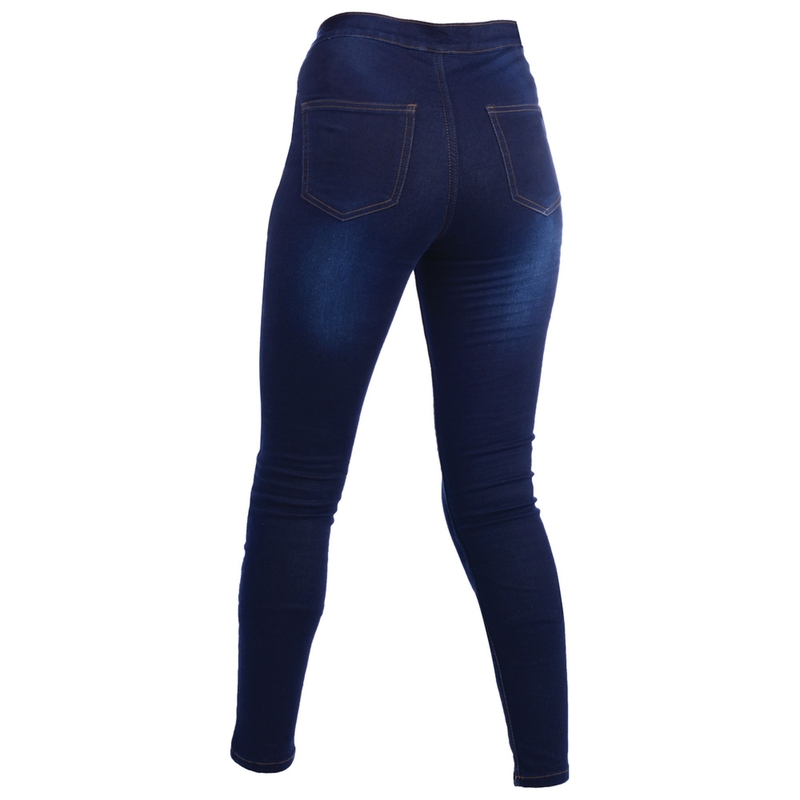 Prodloužené dámské legíny Oxford Jeggings modré