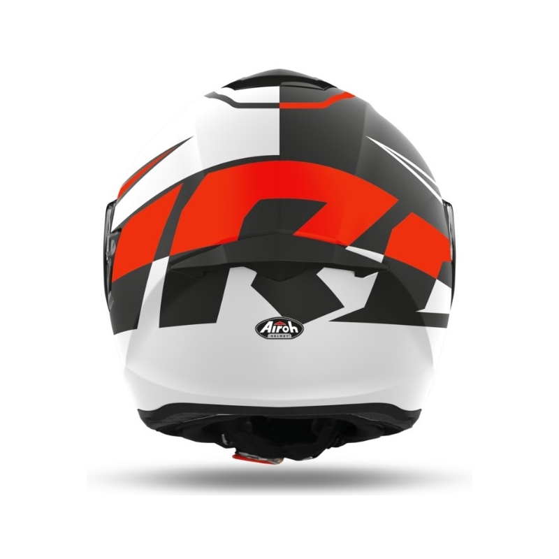 Integrální přilba Airoh ST 501 Frost černo-bílo-oranžová