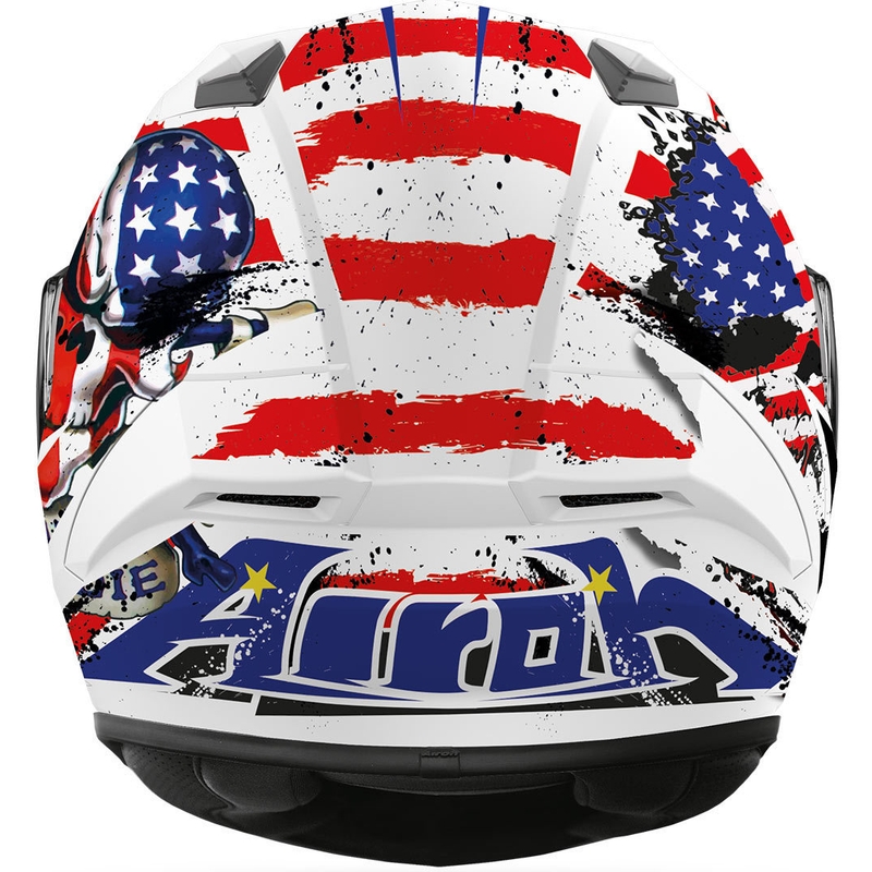 Integrální přilba Airoh Valor Uncle Sam bílo-modro-červená (KOPIE)