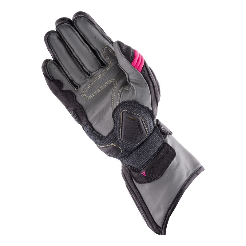 Дамски мотоциклетни ръкавици Rebelhorn Rebel Black and Pink разпродажба