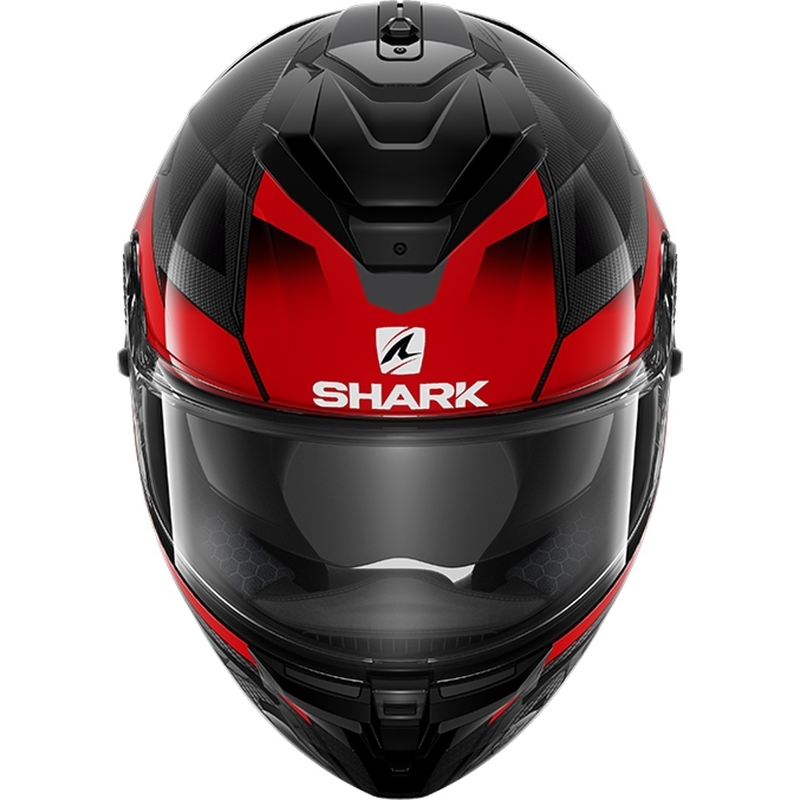 Integrální přilba SHARK SPARTAN GT Carbon Shestter černo-červená