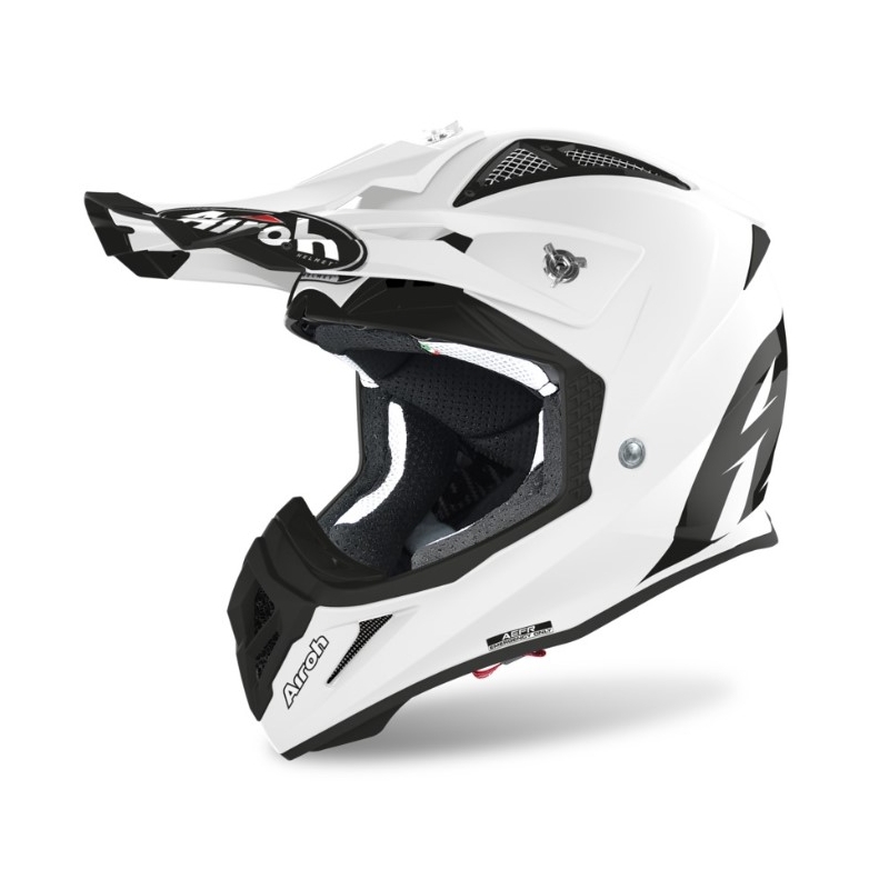 Motokrosová přilba Airoh Aviator Ace Color bílá výprodej
