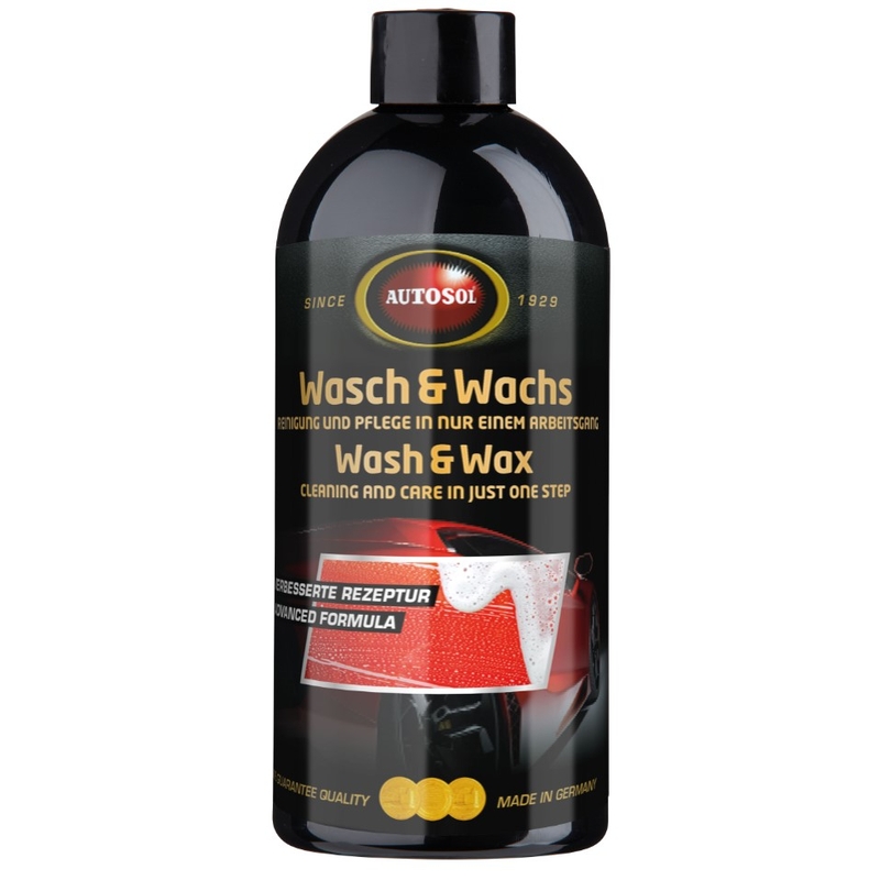 Шампоан с восък Autosol Wash and Wax 500 ml
