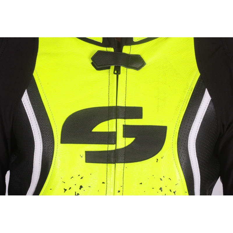 Мъжки гащеризон Tschul 585 в черно и флуорово жълто разпродажба