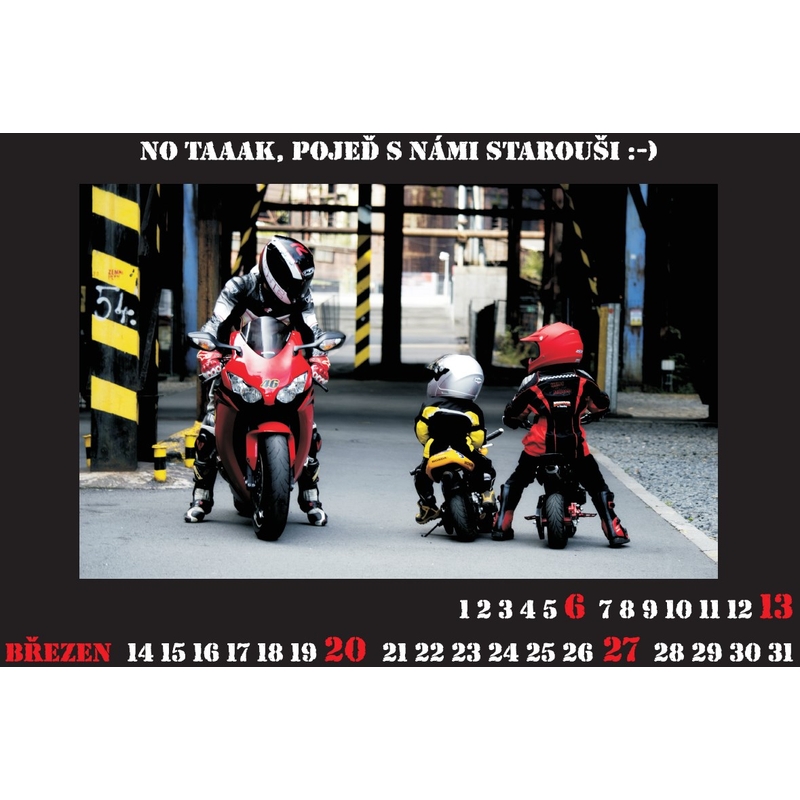 Charitativní kalendář MOTORKÁŘI DĚTEM 2016