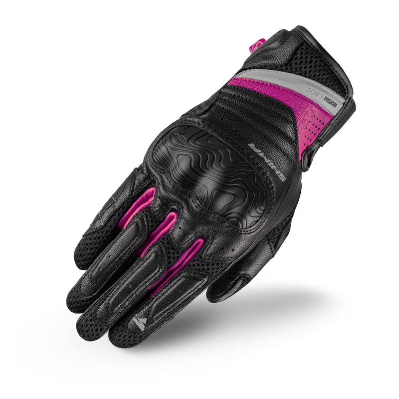 Дамски ръкавици за мотоциклет Shima Rush black-fuchsia