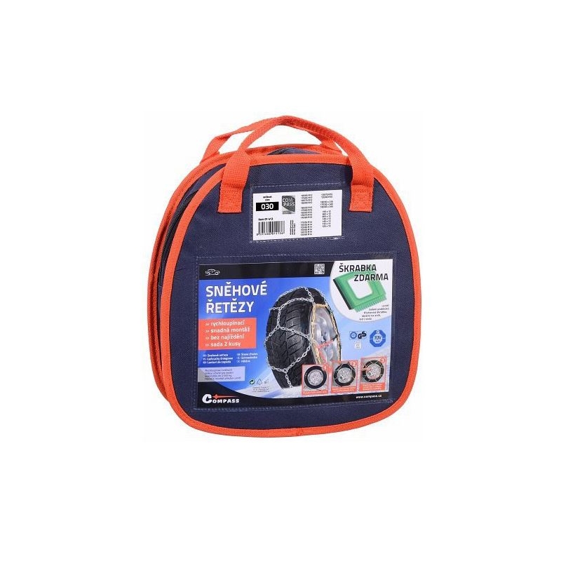 Sněhové řetězy X30 3,0mm 9mm NYLON BAG