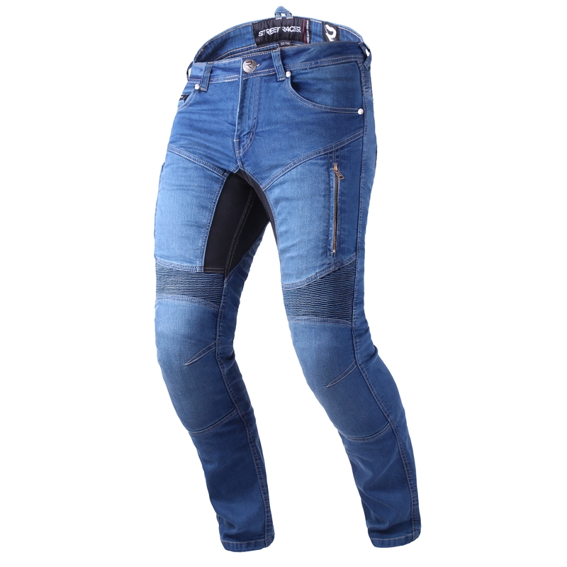 Дънки за мотоциклет Street Racer Stretch II CE Blue Extended