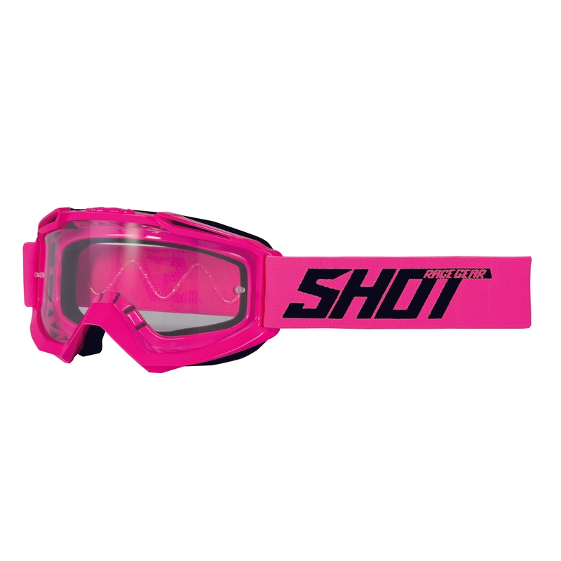 Motokrosové brýle Shot Assault Solid fluo růžové