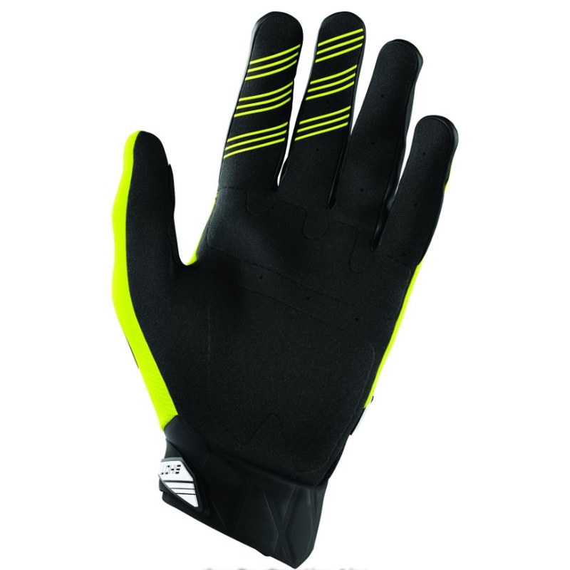 Dětské motokrosové rukavice Shot Devo Storm černo-fluo žluté