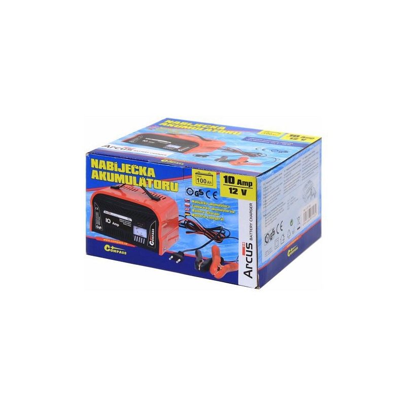 Nabíječka 10Amp 12V TÜV/GS ARCUS