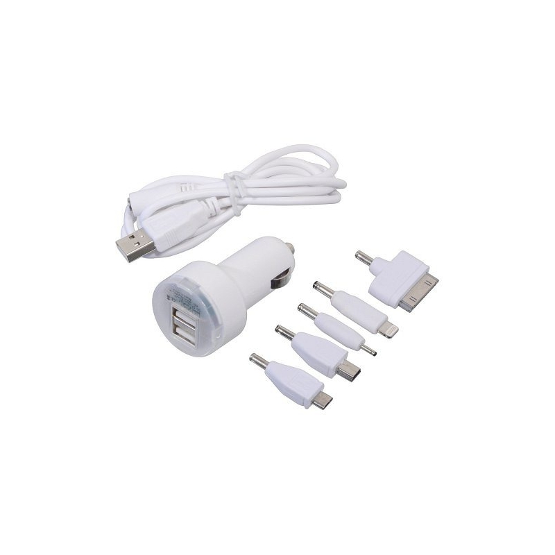 Зарядно устройство за телефон 12V 2,1A (iPhone 4/5/6, micro USB, Nokia)