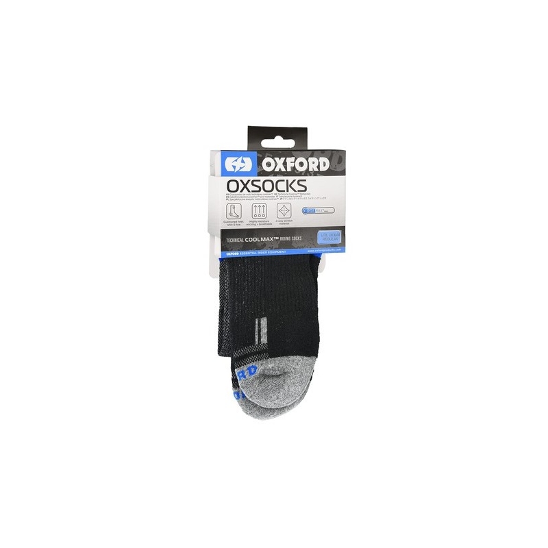 Чорапи Oxford COOLMAX® сиво-черно-сини