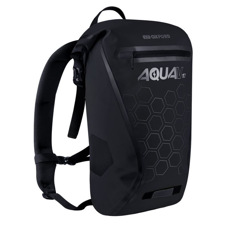 Vodotěsný batoh Oxford AQUA V12 černý 12 l