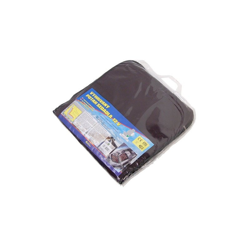 Potah sedadla vyhřívaný s termostatem 12V - černý