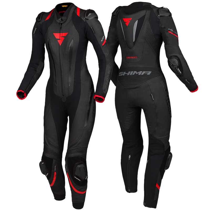 Дамски костюм от една част Shima Miura RS black-red