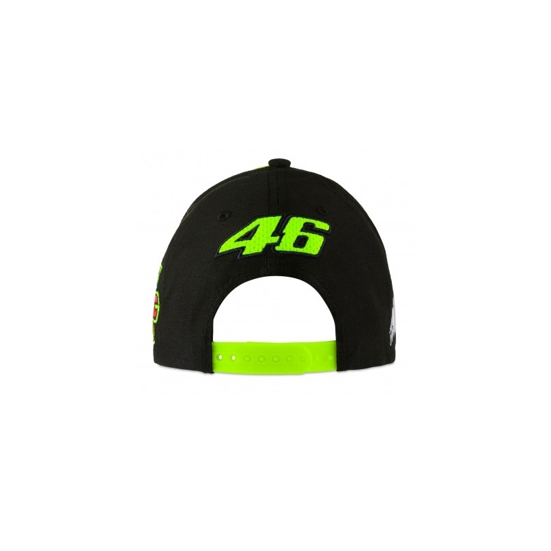 Dětská kšiltovka Valentino Rossi VR46 YAMAHA modro-černo-žlutá
