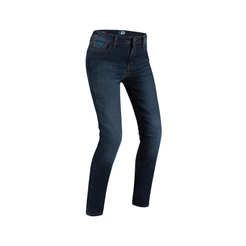Дамски дънки PMJ Caferacer Legend Dark Blue Motorcycle Jeans разпродажба