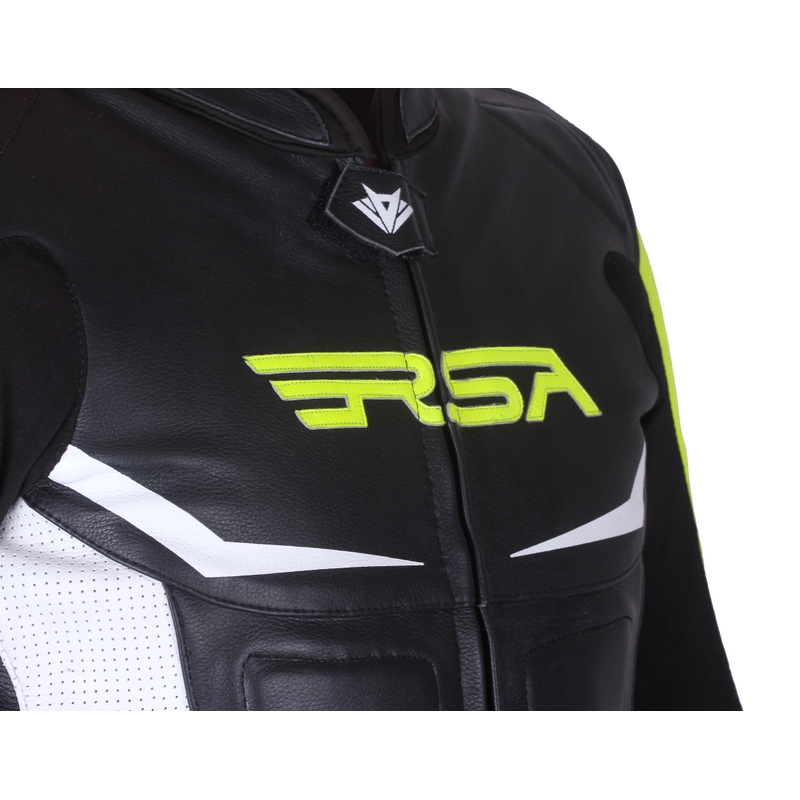 Мъжки гащеризон RSA Blade в черно, бяло и флуорово жълто разпродажба