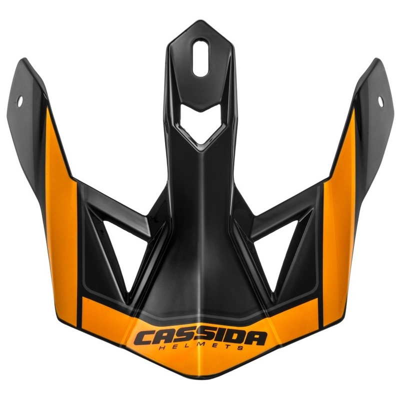 Cassida Cross Pro II каска с визьор оранжево-черно-сиво
