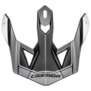 Cassida Cross Pro II каска визьор черно-сиво-бяло
