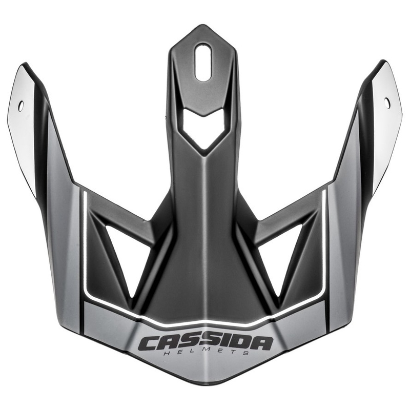 Cassida Cross Pro II каска визьор черно-сиво-бяло