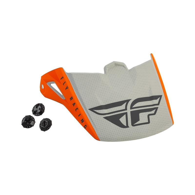 Визьор за каска FLY Racing Kinetic Straight оранжево-сив