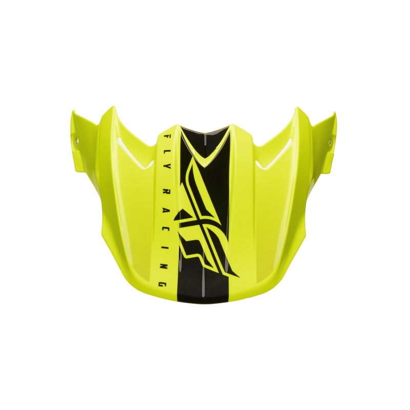 Kšilt pro přilbu FLY Racing F2 černo-fluo žlutý