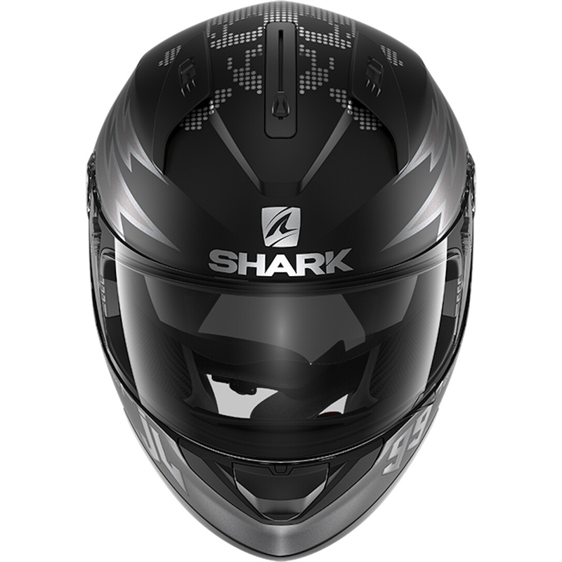 Интегрална каска SHARK RIDILL 1.2 Catalan Bad Boy черно-сива