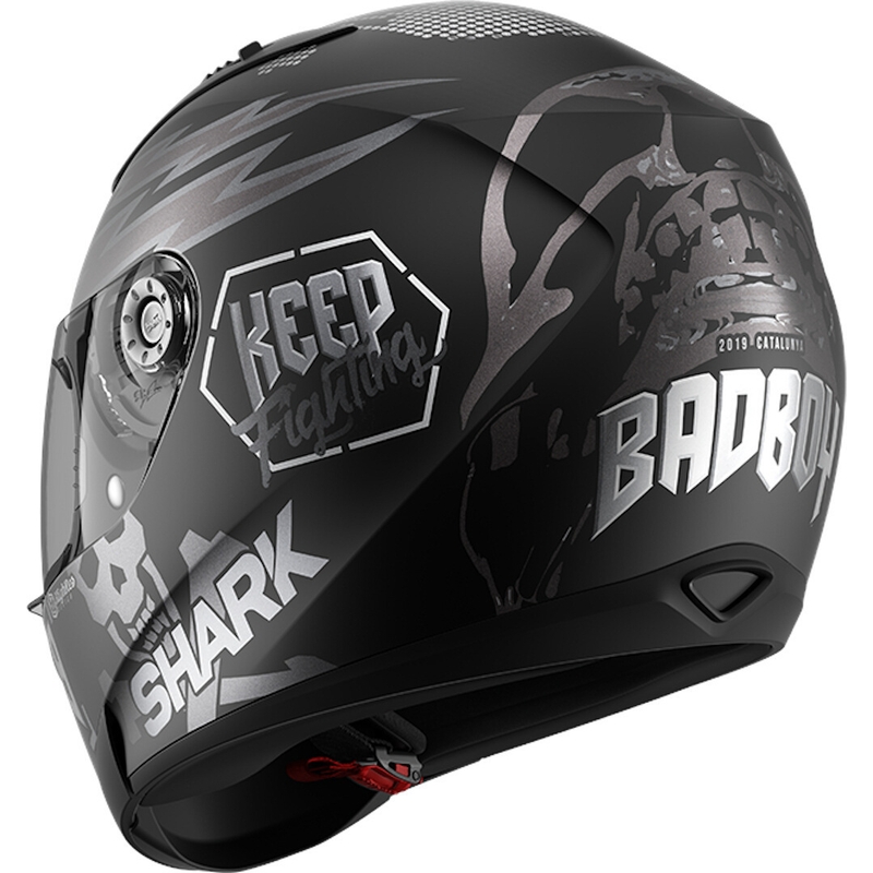 Интегрална каска SHARK RIDILL 1.2 Catalan Bad Boy черно-сива
