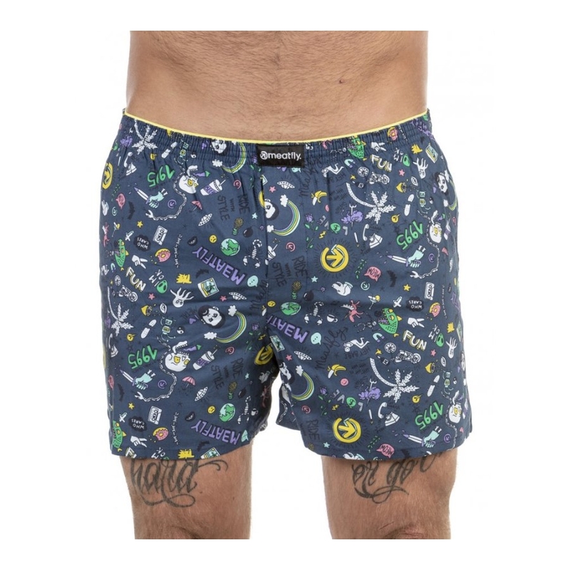 Boxerky Meatfly Agostino Double pack - Jamm výprodej