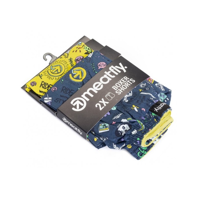Boxerky Meatfly Agostino Double pack - Jamm výprodej