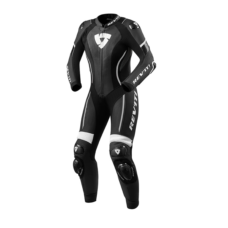 Dámská jednodílná kombinéza na motorku Revit Xena 3 černo-bílá výprodej