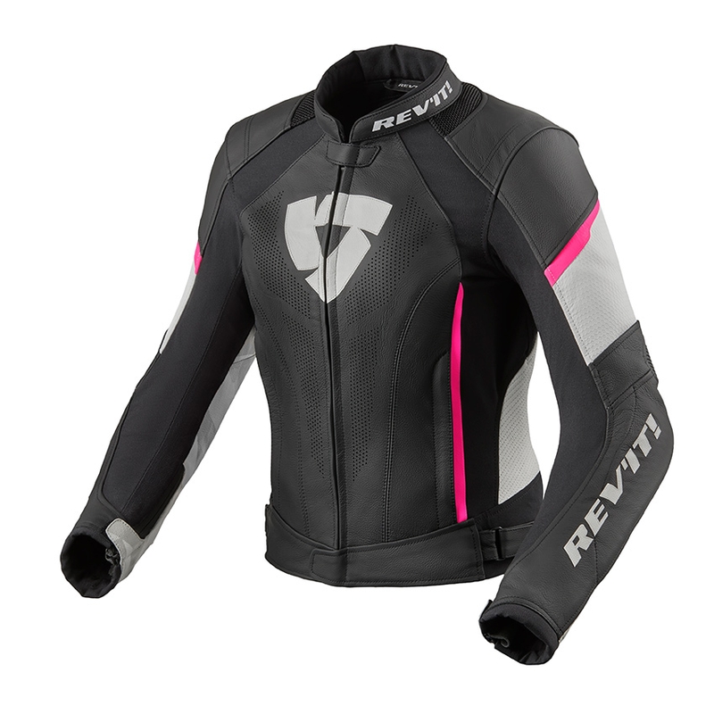 Дамско яке за мотоциклети Revit Xena 3 Black and Pink разпродажба