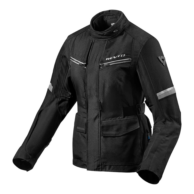 Дамско мотоциклетно яке Revit Outback 3 Black-Silver разпродажба