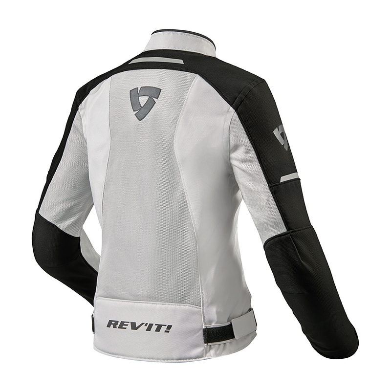Дамско мотоциклетно яке Revit Airwave 3 Silver and Black разпродажба