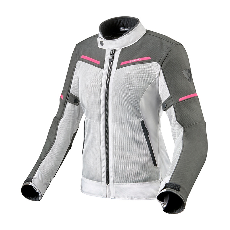 Дамско мотоциклетно яке Revit Airwave 3 Silver and Pink разпродажба