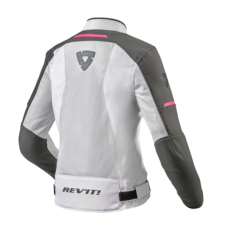 Дамско мотоциклетно яке Revit Airwave 3 Silver and Pink разпродажба