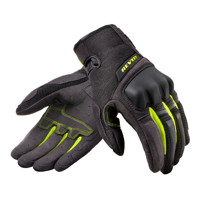 Ръкавици за мотоциклет Revit Volcano black-fluo yellow разпродажба