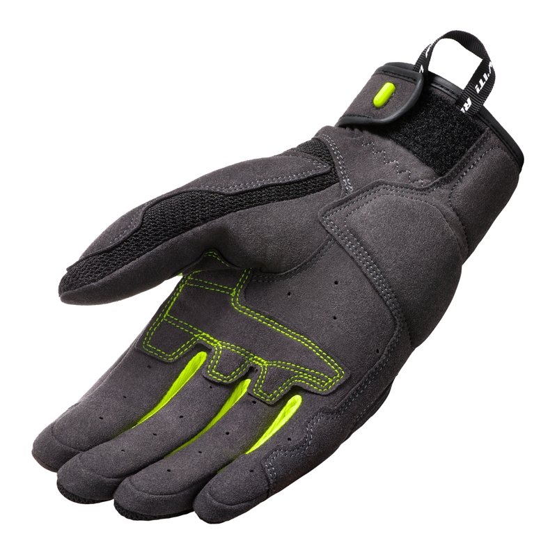 Ръкавици за мотоциклет Revit Volcano black-fluo yellow разпродажба