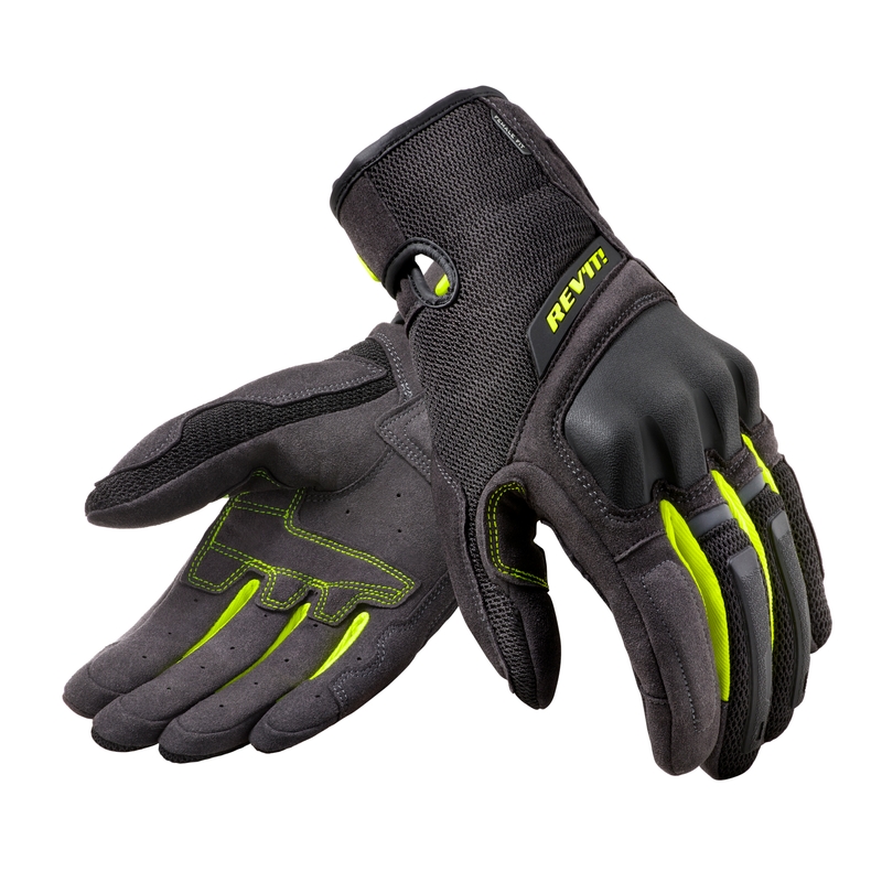 Дамски мотоциклетни ръкавици Revit Volcano Black-Fluo Yellow разпродажба