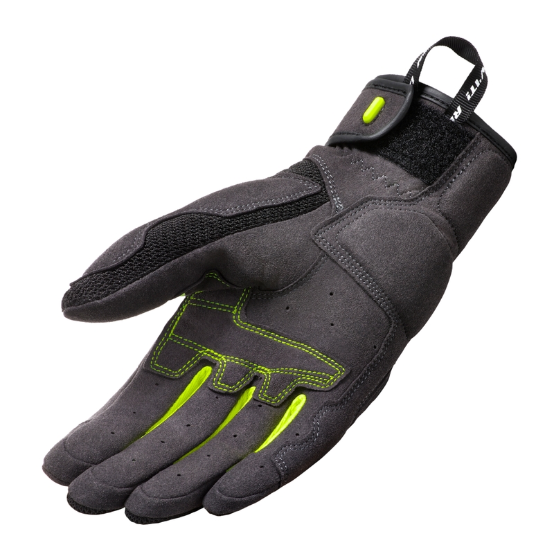 Дамски мотоциклетни ръкавици Revit Volcano Black-Fluo Yellow разпродажба