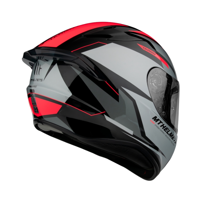 Integrální přilba na motorku MT FF106 Pro Targo Pro Sound černo-šedo-fluo červená výprodej