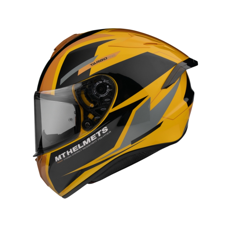 Integrální přilba na motorku MT FF106 Pro Targo Pro Sound oranžovo-černo-šedá