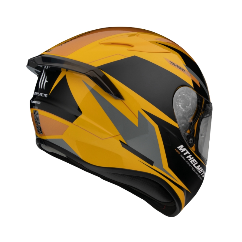 Integrální přilba na motorku MT FF106 Pro Targo Pro Sound oranžovo-černo-šedá
