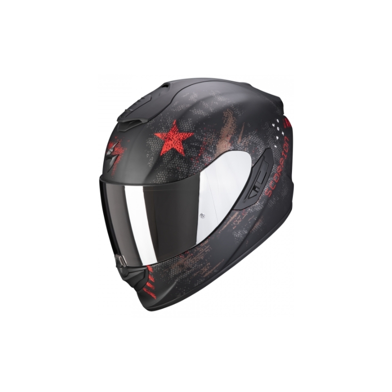 Integrální přilba na motorku Scorpion Exo-1400 Air Asio černo-červená