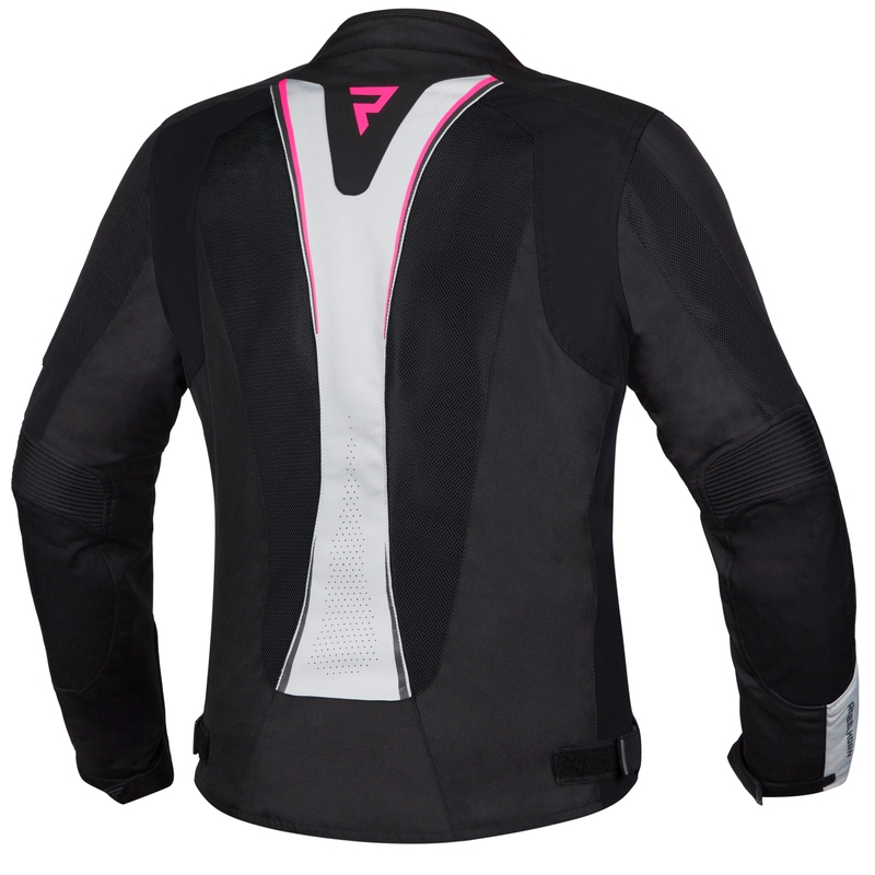 Мотоциклетно яке Rebelhorn Hiflow IV Black-Silver-Pink за жени разпродажба