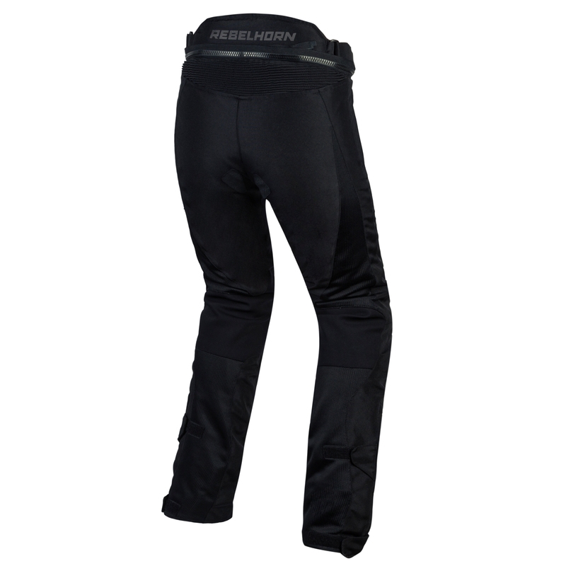 Мото панталони за жени Rebelhorn Flux Black разпродажба